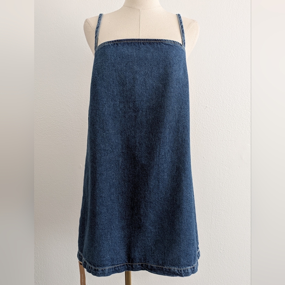 Reformation Stella Denim Mini Dress - LANIER